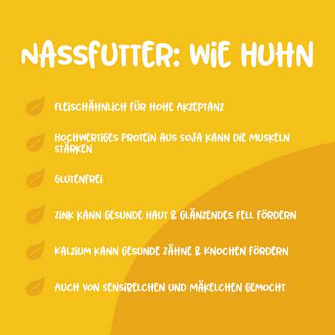 Vutter! veganes Nassfutter wie Huhn Vorteile für Hunde