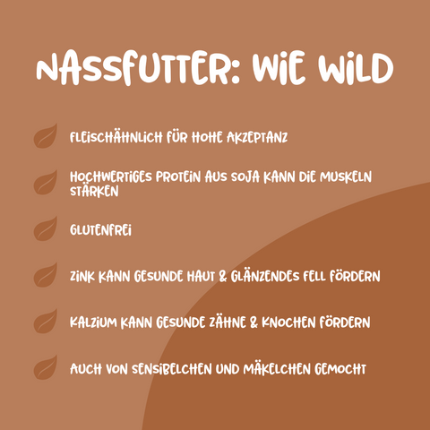 Vutter! veganes Nassfutter wie Wild Vorteile für Hunde
