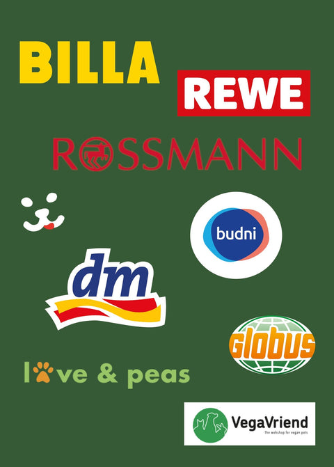 Vutter! ist bereits bei BILLA, REWE Rossmann, Fressnapf, budni, dm, love & peas, GLOBUS und VegaVriend erhältlich.